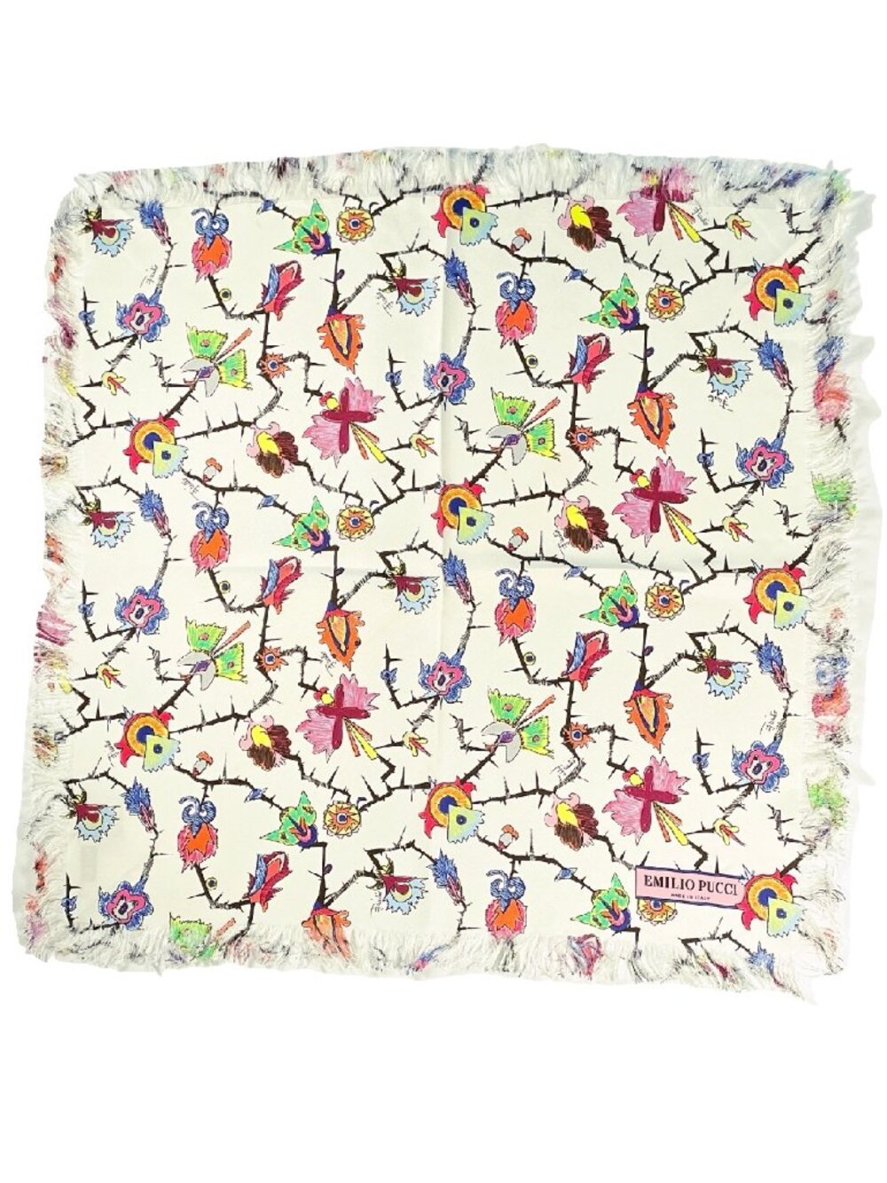 Rare Vintage Emilio Pucci Silk Scarf